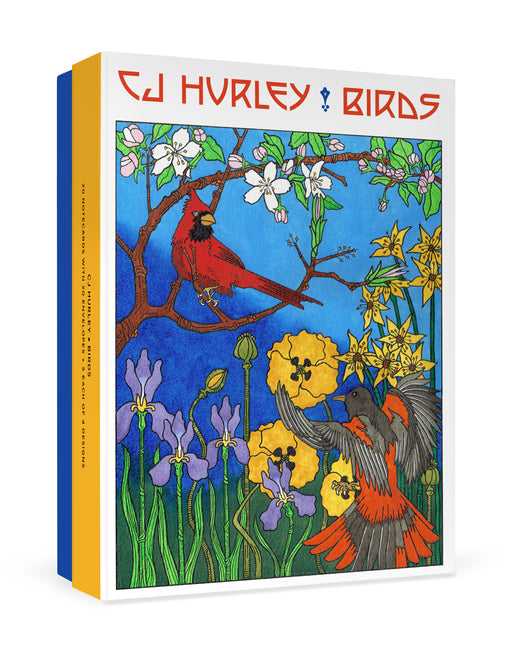 CJ Hurley: Birds Boxed Notecard Assortment_Front_3D