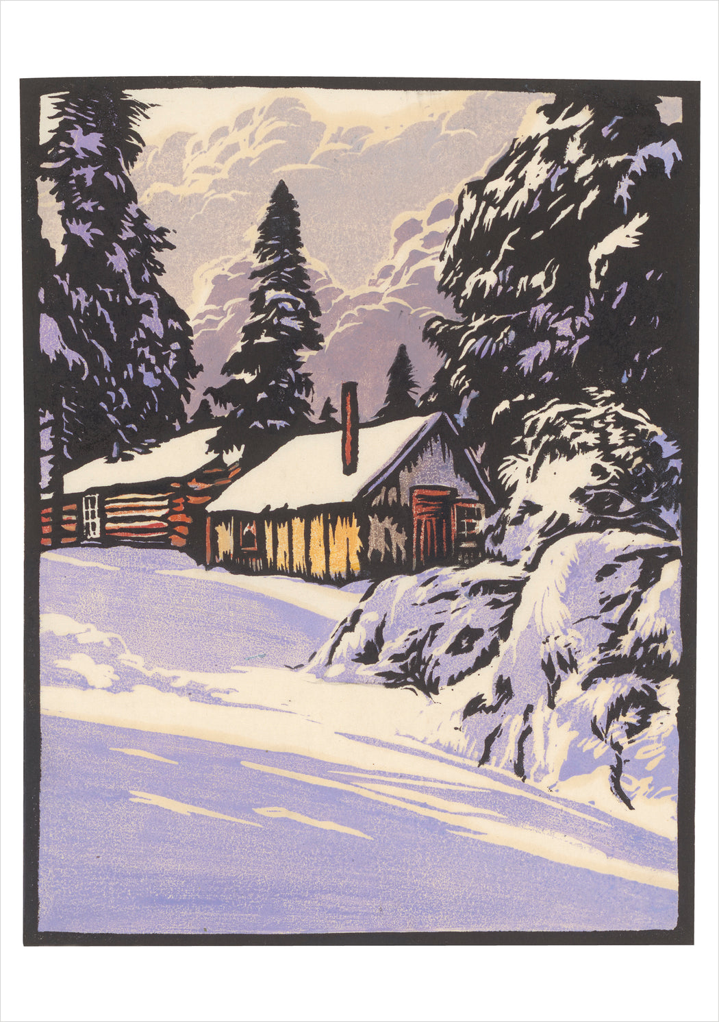 William S. Rice: Silver Silence Holiday Cards_Interior_1