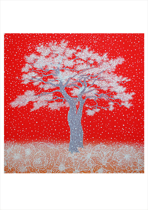 Kyung-Hwa Yu: Snow Flower—Pine Holiday Cards_Interior_1