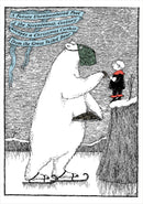 Edward Gorey: The Great Veiled Bear Holiday Cards_Interior_1