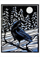 Molly Hashimoto: Crow and Moon Holiday Cards_Interior_1