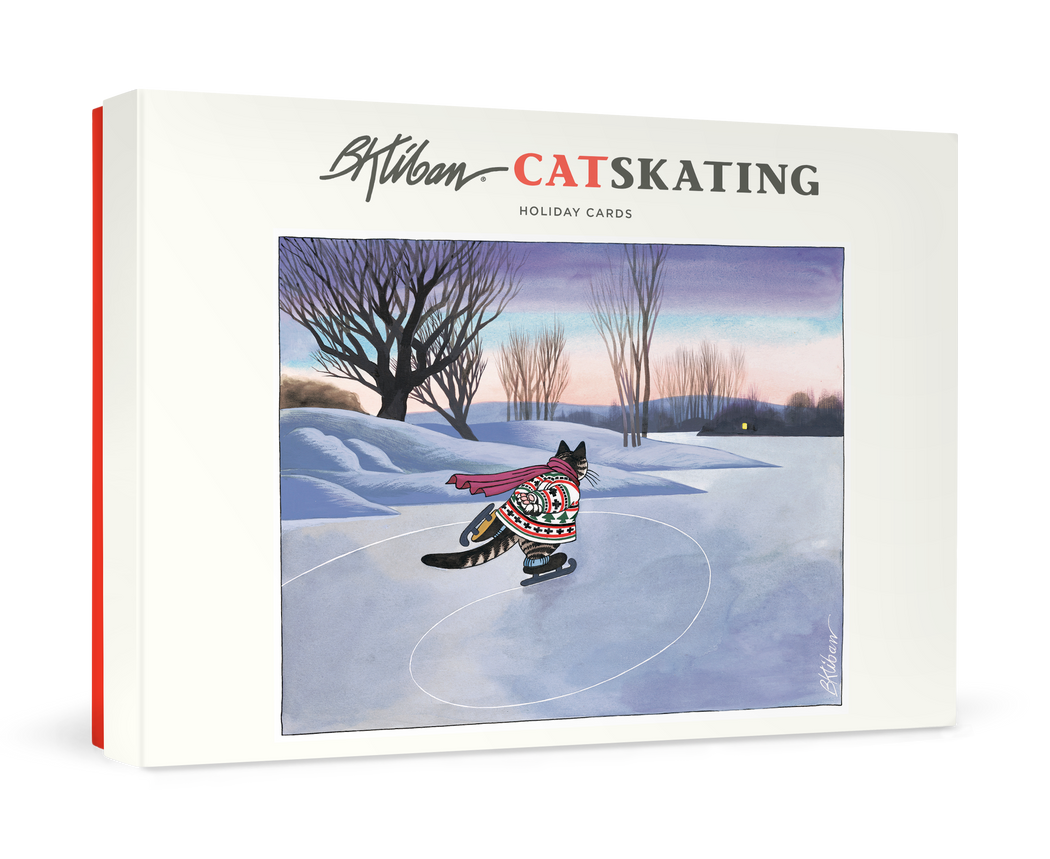 B. Kliban: CatSkating Holiday Cards_Primary