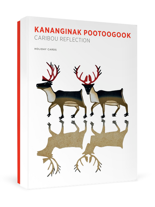 Kananginak Pootoogook: Caribou Reflection Holiday Cards_Primary
