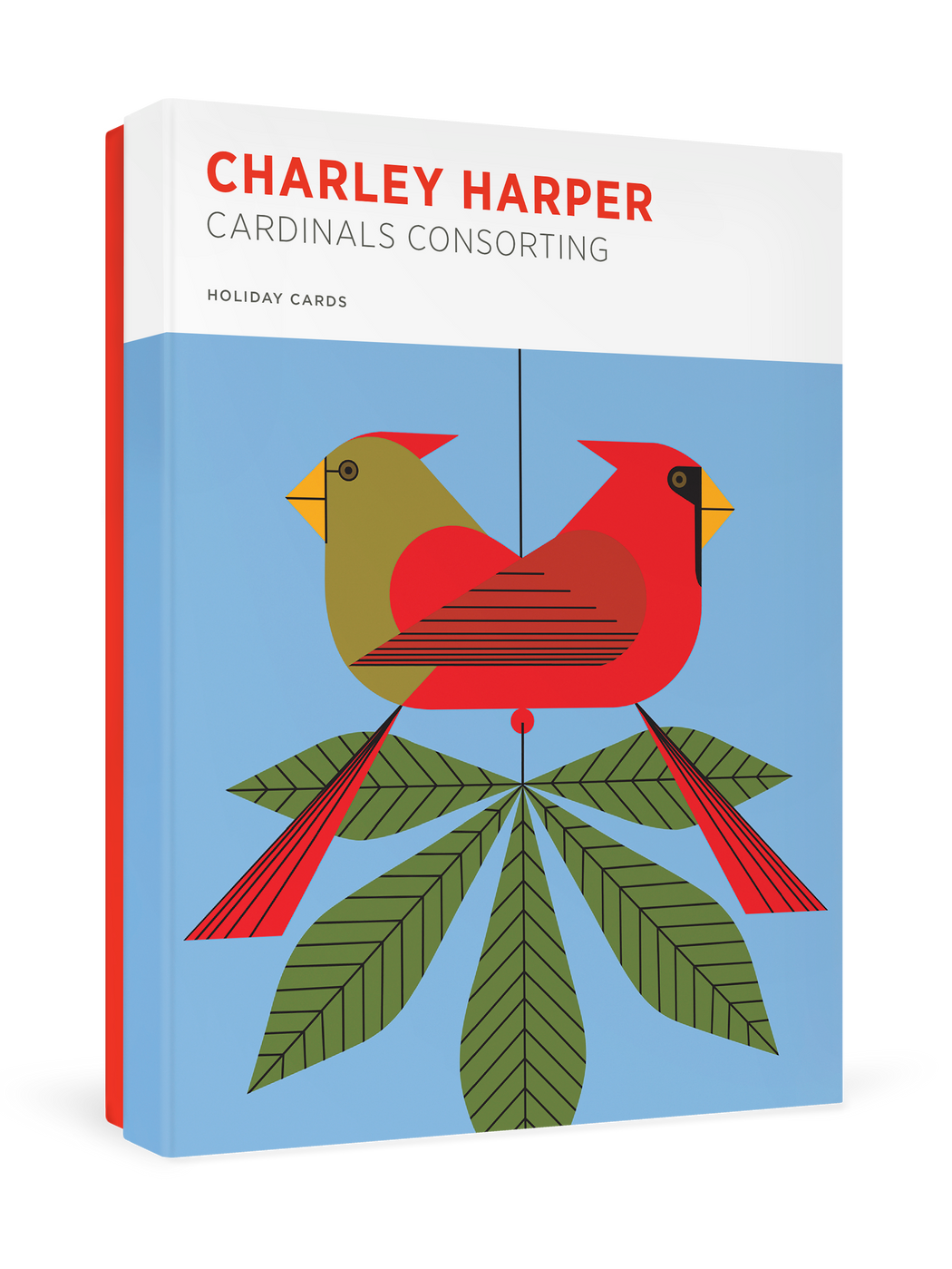 Charley Harper: Cardinals Consorting Holiday Cards_Primary