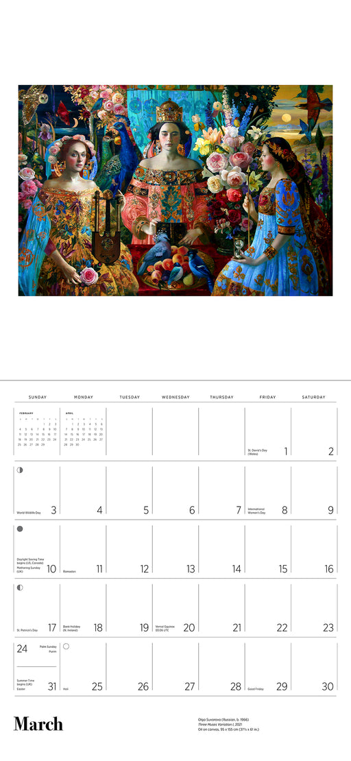 Olga Suvorova 2024 Wall Calendar_Interior_1