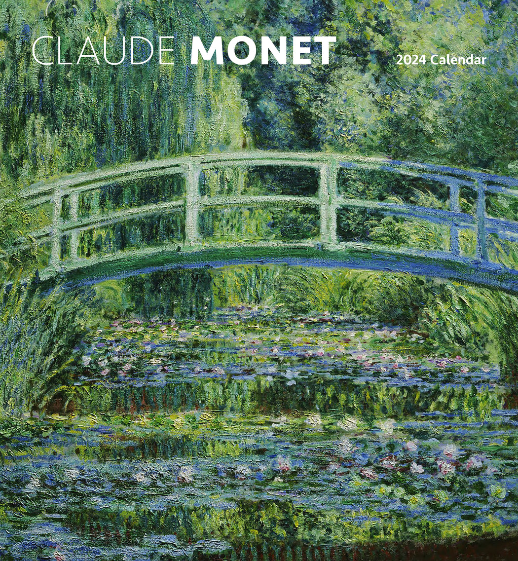 Claude Monet 2024 Wall Calendar_Front_Flat