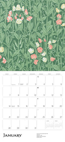 William Morris: Arts & Crafts Designs 2024 Wall Calendar_Interior_1