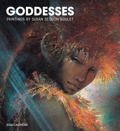 Goddesses: Paintings by Susan Seddon Boulet 2024 Wall Calendar_Front_Flat