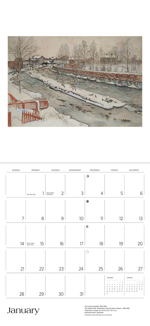 Carl Larsson 2024 Wall Calendar_Interior_1