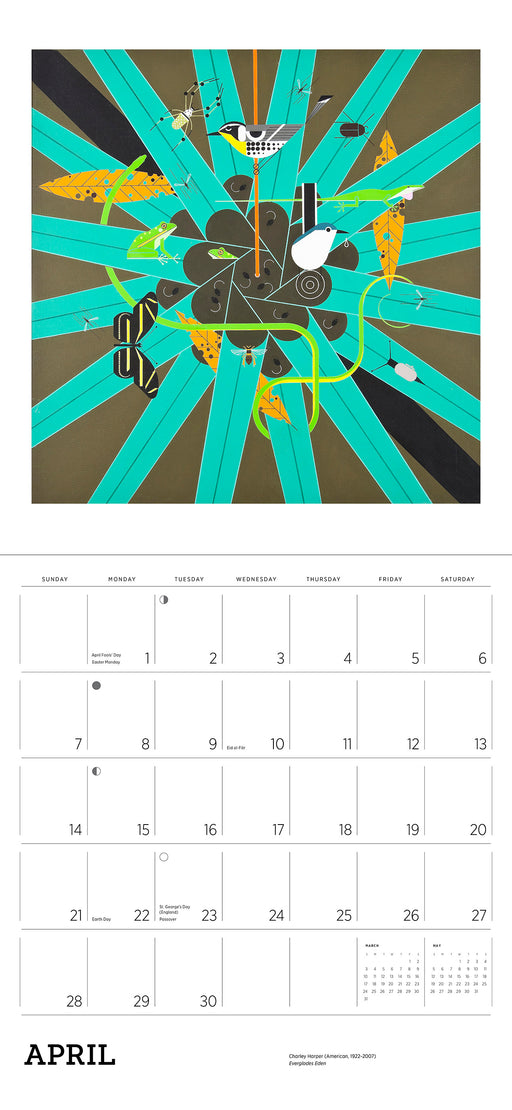 Charley Harper 2024 Wall Calendar_Interior_1