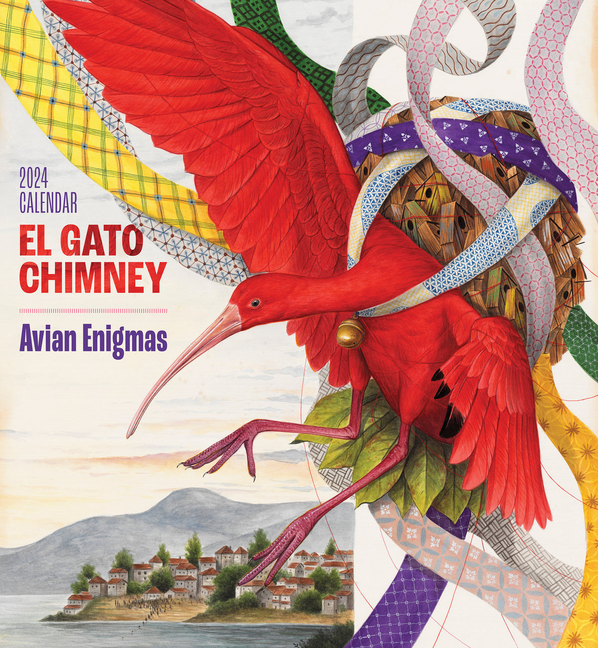 El Gato Chimney Avian Enigmas 2024 Wall Calendar Pomegranate el-gato-chimney-avian-enigmas-2024-wall-calendar-pomegranate