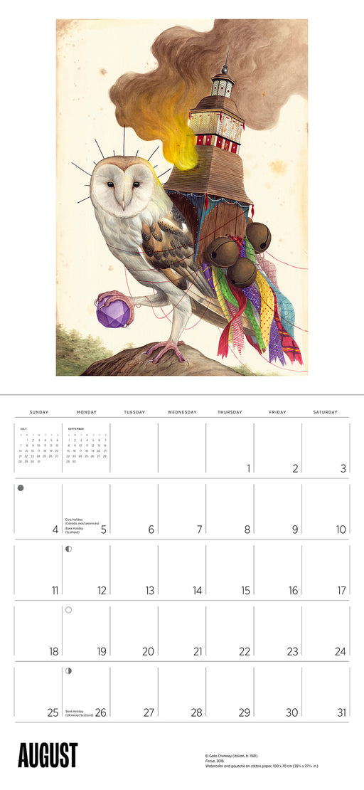 El Gato Chimney: Avian Enigmas 2024 Wall Calendar_Interior_1