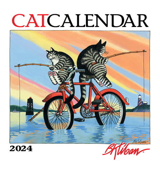 B. Kliban: CatCalendar 2024 Wall Calendar_Front_Flat