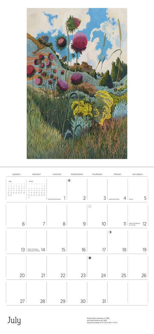 Phyllis Shafer: Nature Divine 2025 Wall Calendar_Interior_1
