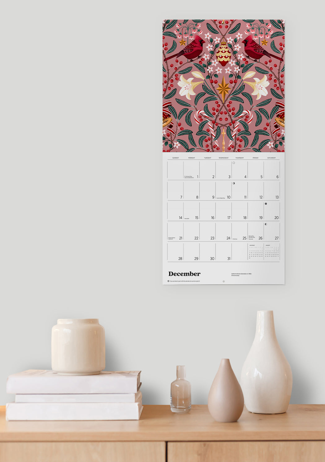Catherine Marion: Folklore and Flora 2025 Wall Calendar_Interior_3