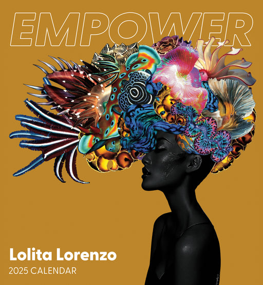 Lolita Lorenzo: Empower 2025 Wall Calendar_Front_Flat