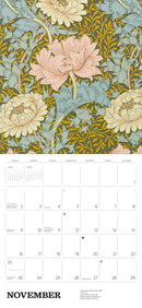 William Morris: Arts & Crafts Designs 2025 Wall Calendar_Interior_2