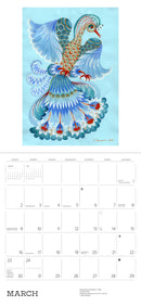 Fantasia: Art by Marfa Tymchenko, Olena Skytsiuk, and Olena Kulyk 2025 Wall Calendar_Interior_1