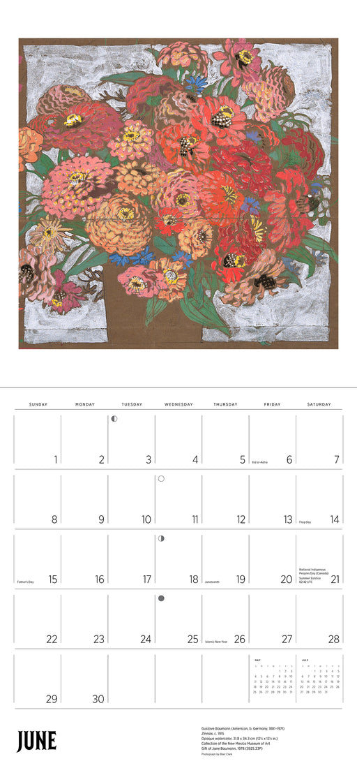 A Small, Untroubled World: The Art of Gustave Baumann 2025 Wall Calendar_Interior_1