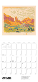 A Small, Untroubled World: The Art of Gustave Baumann 2025 Wall Calendar_Interior_2