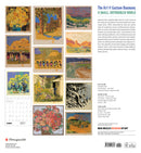 A Small, Untroubled World: The Art of Gustave Baumann 2025 Wall Calendar_Back_Multipiece