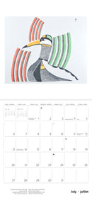 Inuit Art: Kinngait 2025 Wall Calendar_Interior_2
