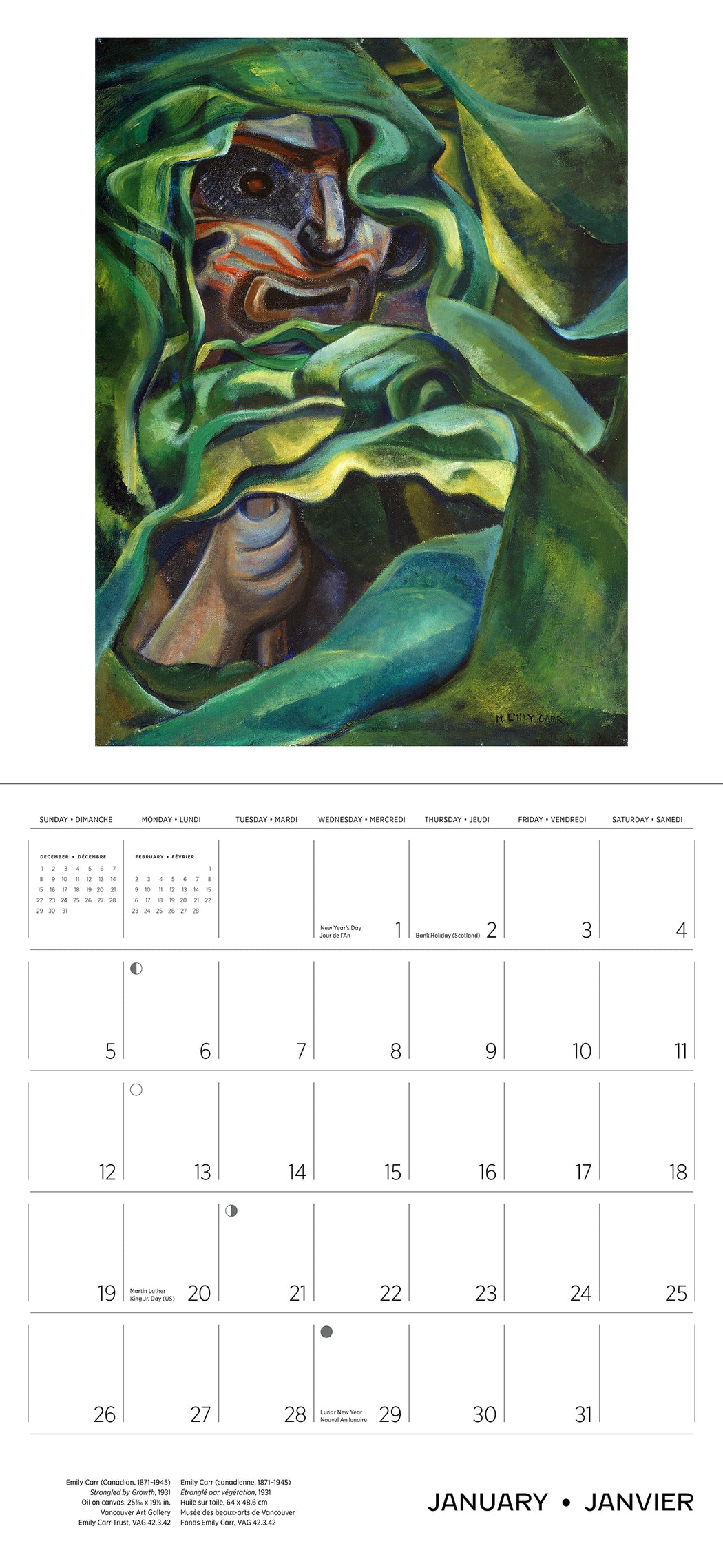 Emily Carr 2025 Wall Calendar_Interior_2