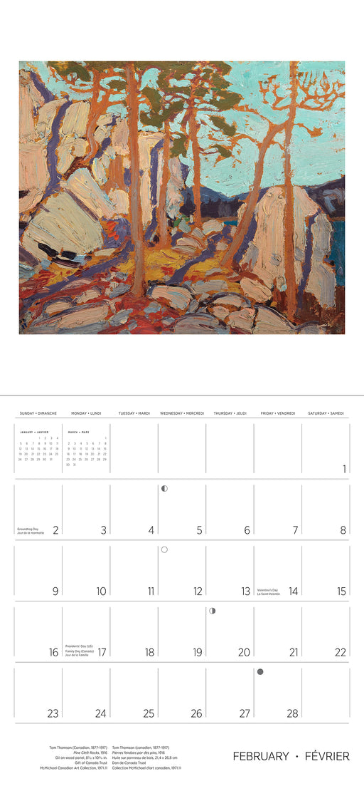 Tom Thomson 2025 Wall Calendar_Interior_1