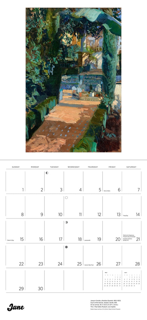 Gardens of the Impressionists 2025 Wall Calendar_Interior_1