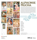 Alphonse Mucha 2025 Wall Calendar_Back_Multipiece
