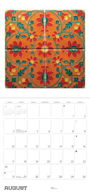 Arts & Crafts Tiles: Made by Motawi Tileworks 2025 Wall Calendar_Interior_2