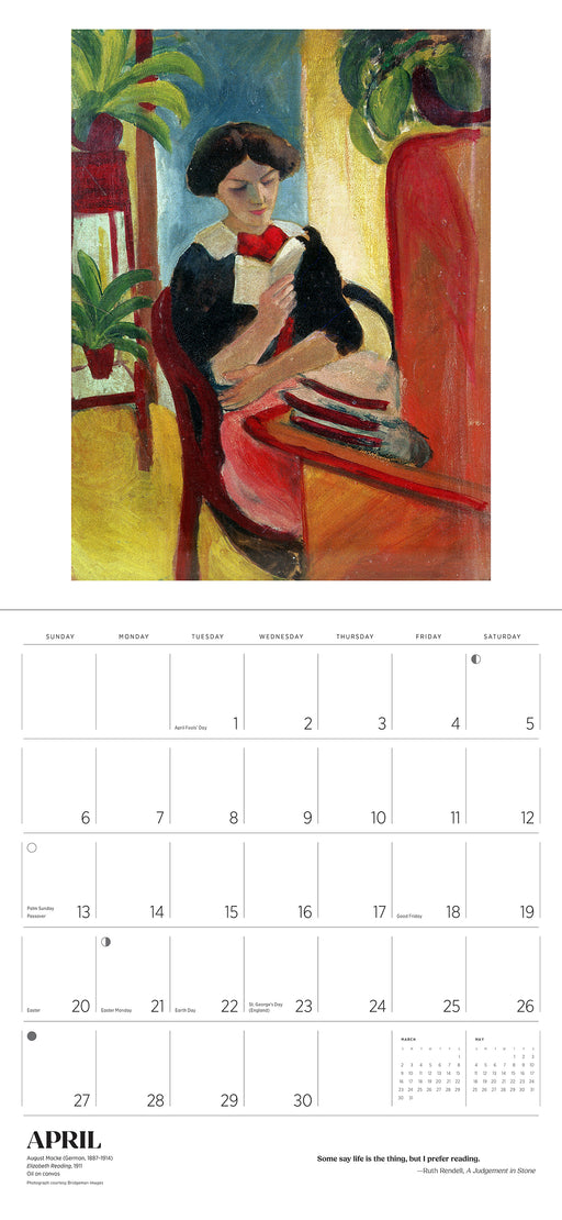 The Reading Woman 2025 Wall Calendar_Interior_1
