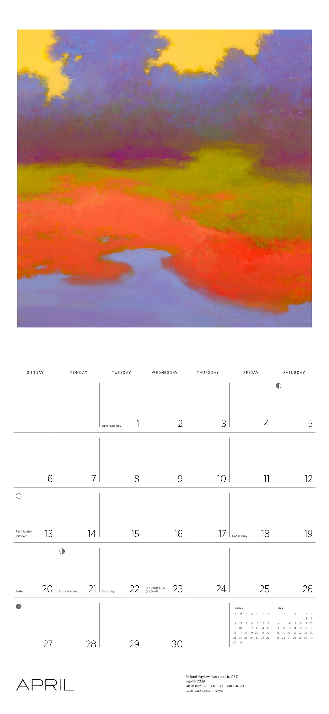 Richard Mayhew 2025 Wall Calendar_Interior_1