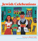 Jewish Celebrations: Paintings by Malcah Zeldis 2025 Wall Calendar_Front_Flat