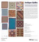 Antique Quilts 2025 Wall Calendar_Back_Multipiece