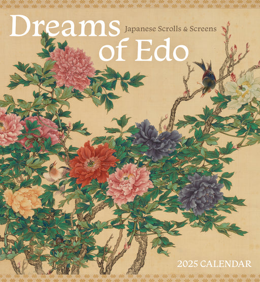 Dreams of Edo: Japanese Scrolls & Screens 2025 Wall Calendar_Front_Flat