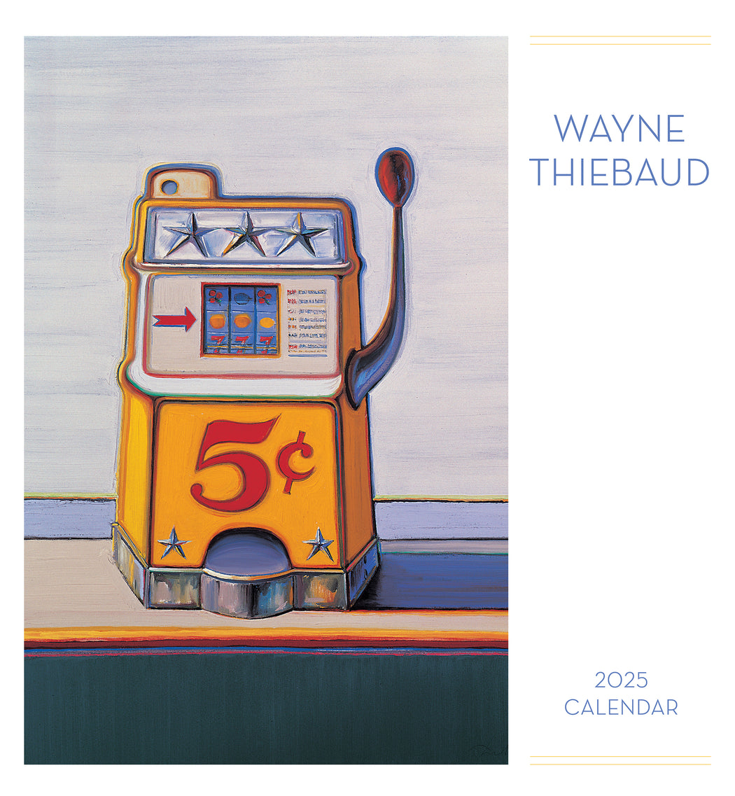 Wayne Thiebaud 2025 Wall Calendar_Front_Flat