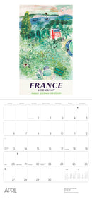 France: Vintage Travel Posters 2025 Wall Calendar_Interior_1