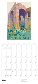 Italy: Vintage Travel Posters 2025 Wall Calendar_Interior_2