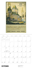 Canada: Vintage Travel Posters 2025 Wall Calendar_Interior_2