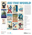 Ski the World 2025 Wall Calendar_Back_Multipiece
