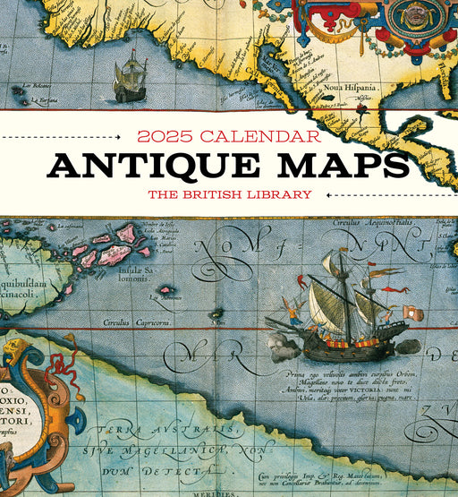 Antique Maps 2025 Wall Calendar_Front_Flat