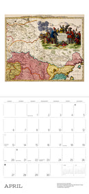 Antique Maps 2025 Wall Calendar_Interior_2