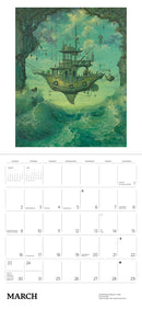 The Art of Daniel Merriam 2025 Wall Calendar_Interior_1