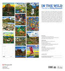 In the Wild: The Art of Billy Hassell 2025 Wall Calendar_Back_Multipiece