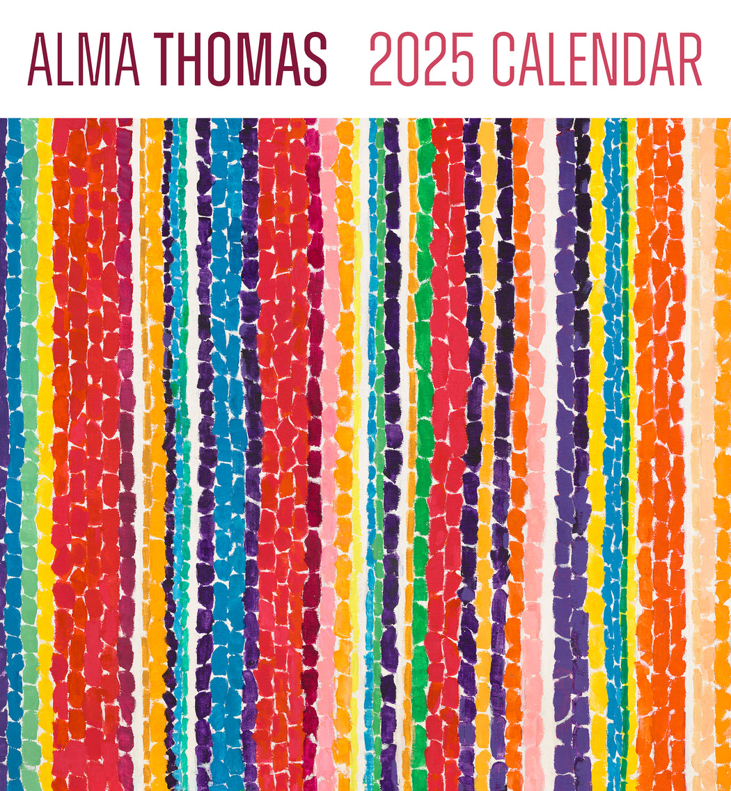 Alma Thomas 2025 Wall Calendar_Front_Flat
