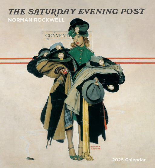 Norman Rockwell: The Saturday Evening Post 2025 Wall Calendar_Front_Flat