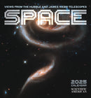 Space: Views from the Hubble and James Webb Telescopes 2025 Mini Wall Calendar_Front_Flat