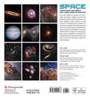 Space: Views from the Hubble and James Webb Telescopes 2025 Mini Wall Calendar_Back_Multipiece