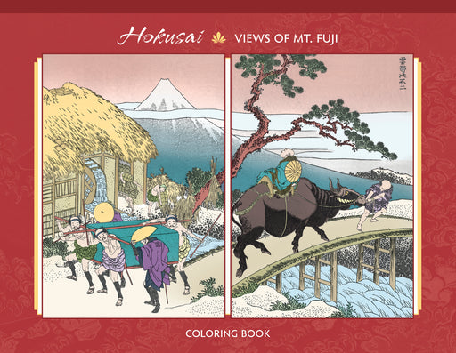 Hokusai: Views of Mt. Fuji Coloring Book_Front_Flat